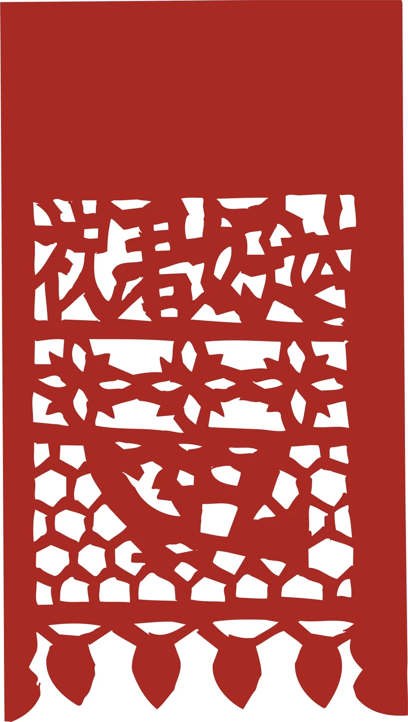 中国风中式传统喜庆民俗人物动物窗花剪纸插画边框AI矢量PNG素材【1968】